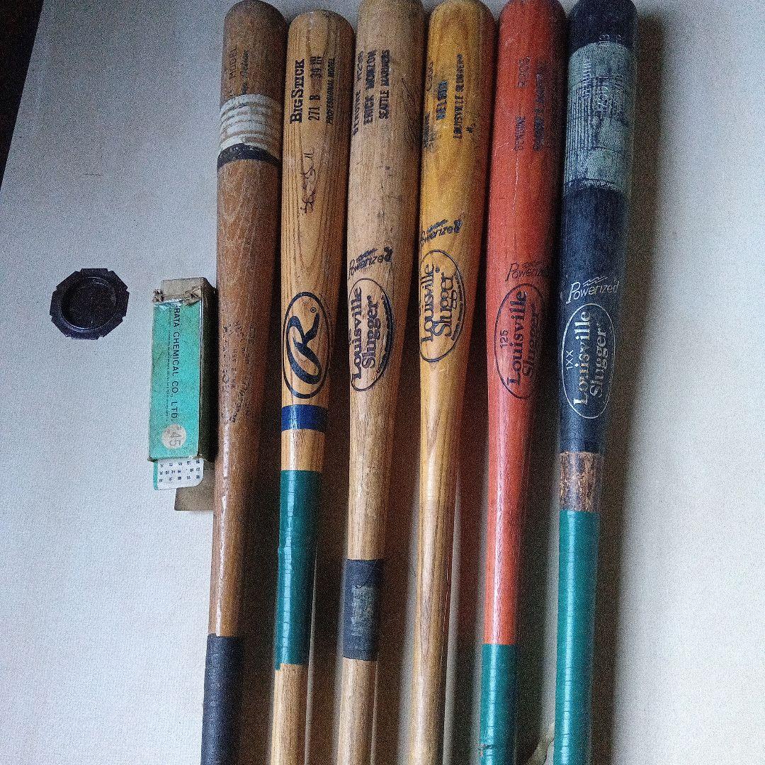 ルイビル　他　アメリカ製　木製　ジャンク　バット　セット