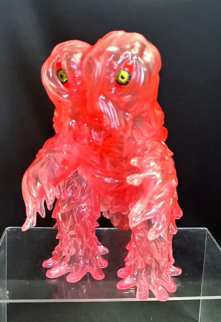 希少■ マルサン ヘドラ ソフビ ピンク 日本製