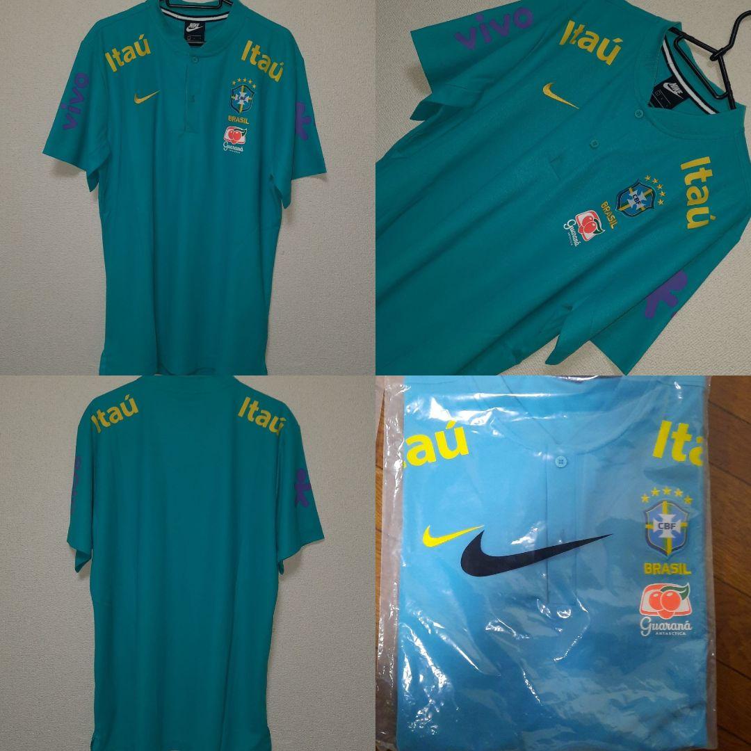 21/22ブラジル代表 トレーニングポロシャツ フルスポンサーモデル