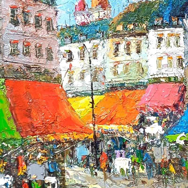 ☆渡部ひでき☆「パリの街角」油絵F８号