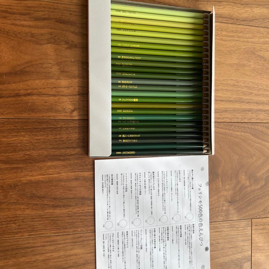 FELISSIMO 500色の色鉛筆セット