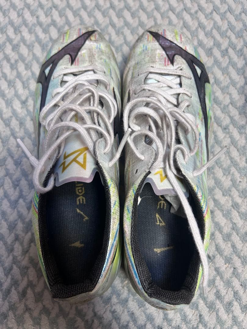 Mizuno サッカーシューズ ホワイト/グリーン Made in Japan