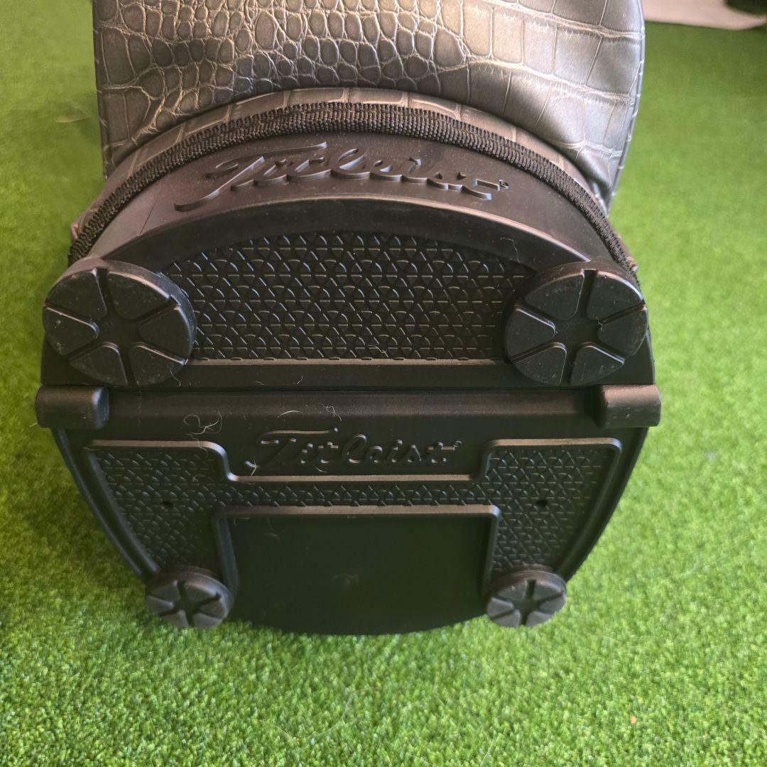 Titleist メルセデス・ベンツ キャディバッグ グレー 型押し