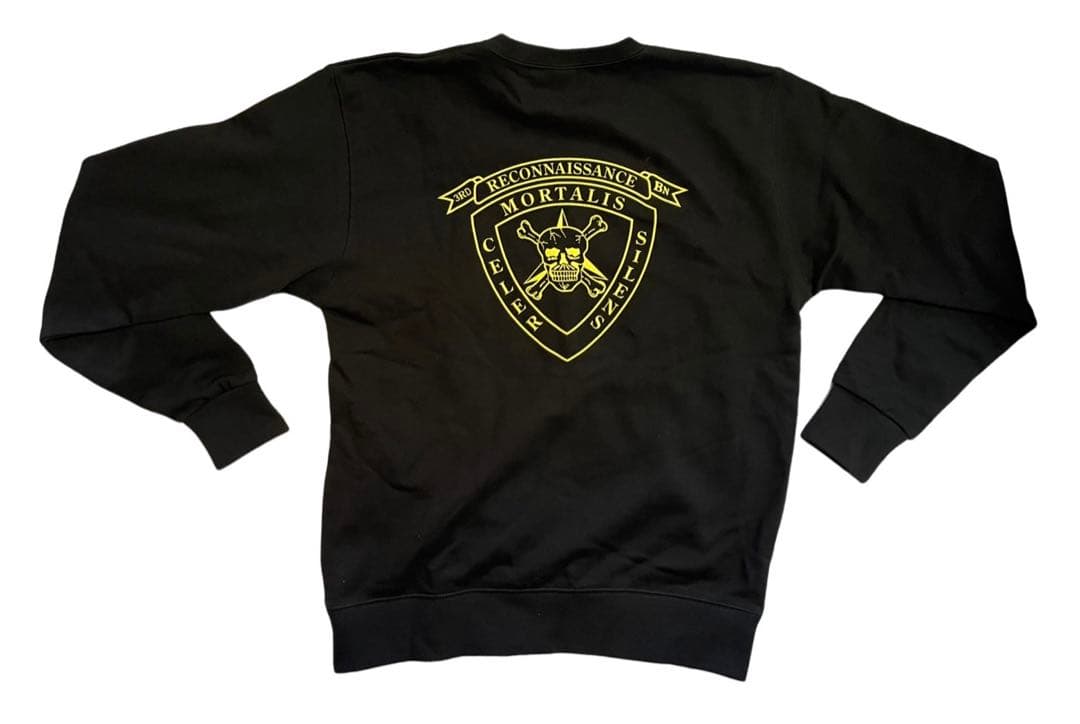 米海兵隊フォースリーコン丸首スエット黒色XLサイズ未使用品