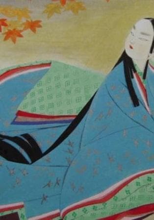 森田曠平、【和泉式部】、希少な額装用画集より、新品額装付、状態良好