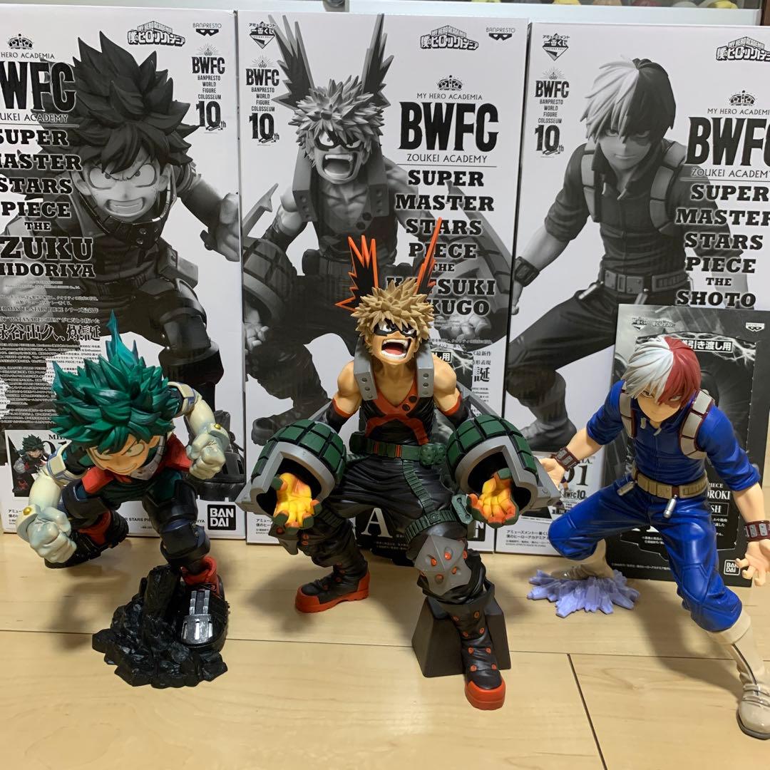 smsp ヒロアカ A賞 ブラシ彩色 フィギュア まとめ売り