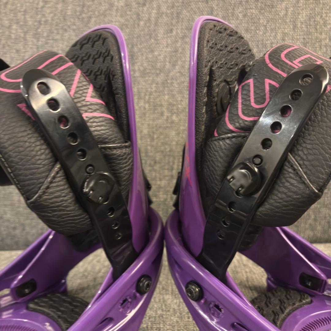 FLUX レディース ビンディング Sサイズ パープル スノーボード 美品