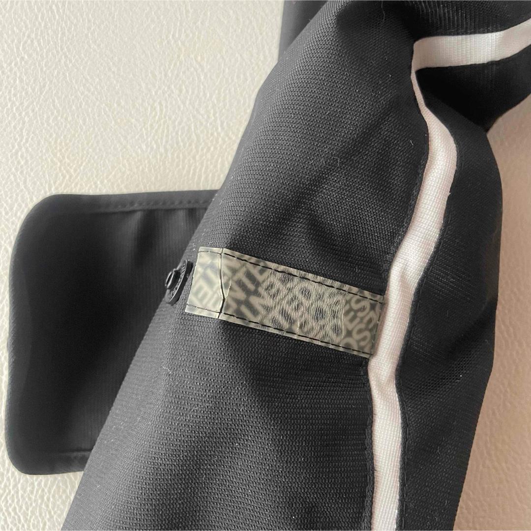 5488【美品】デサント スキーウェア 上下セット ビブパンツ 中綿入り 白 黒