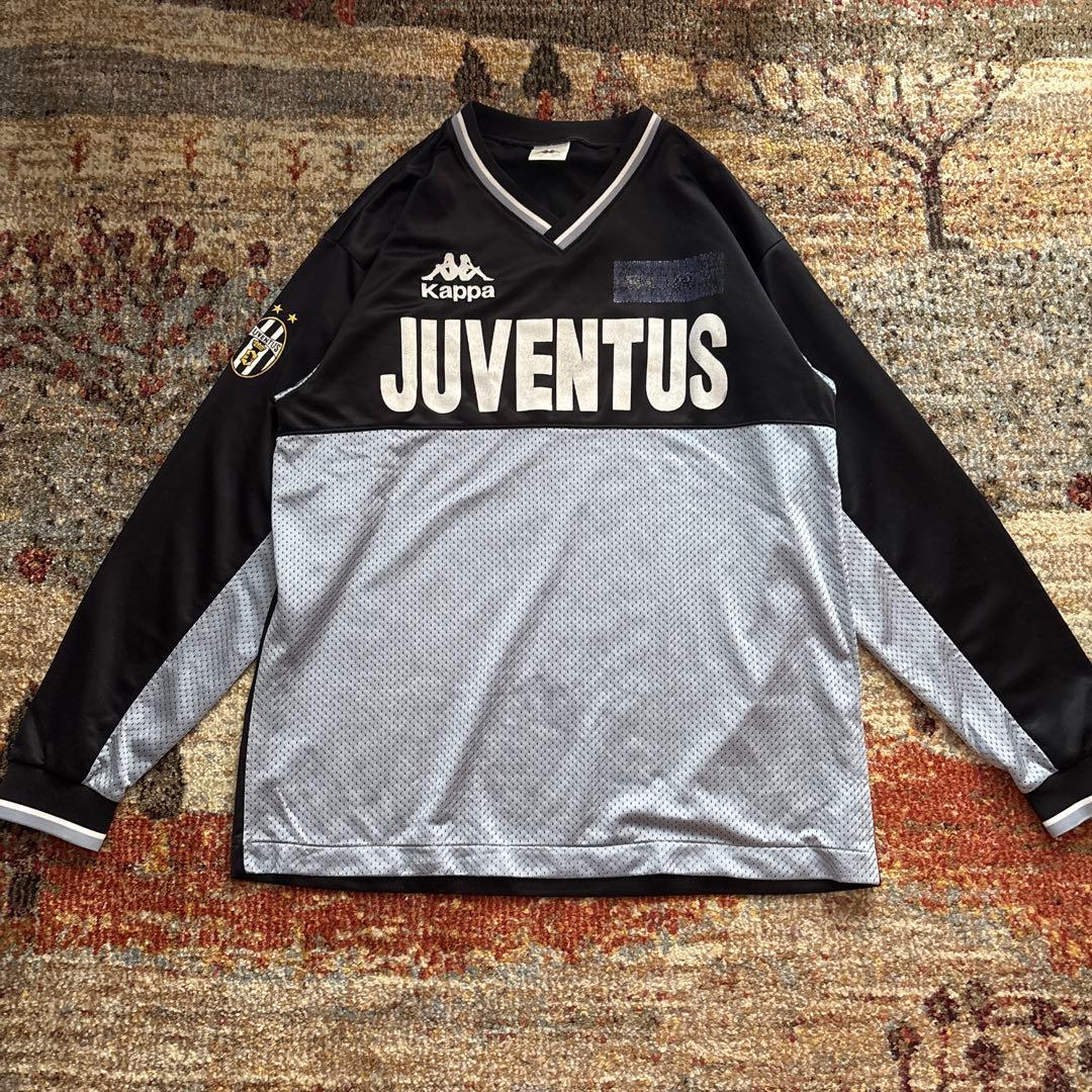 【正規】94/95　ユベントス　旧ロゴ　長袖　ユニフォーム　サッカー　企業系