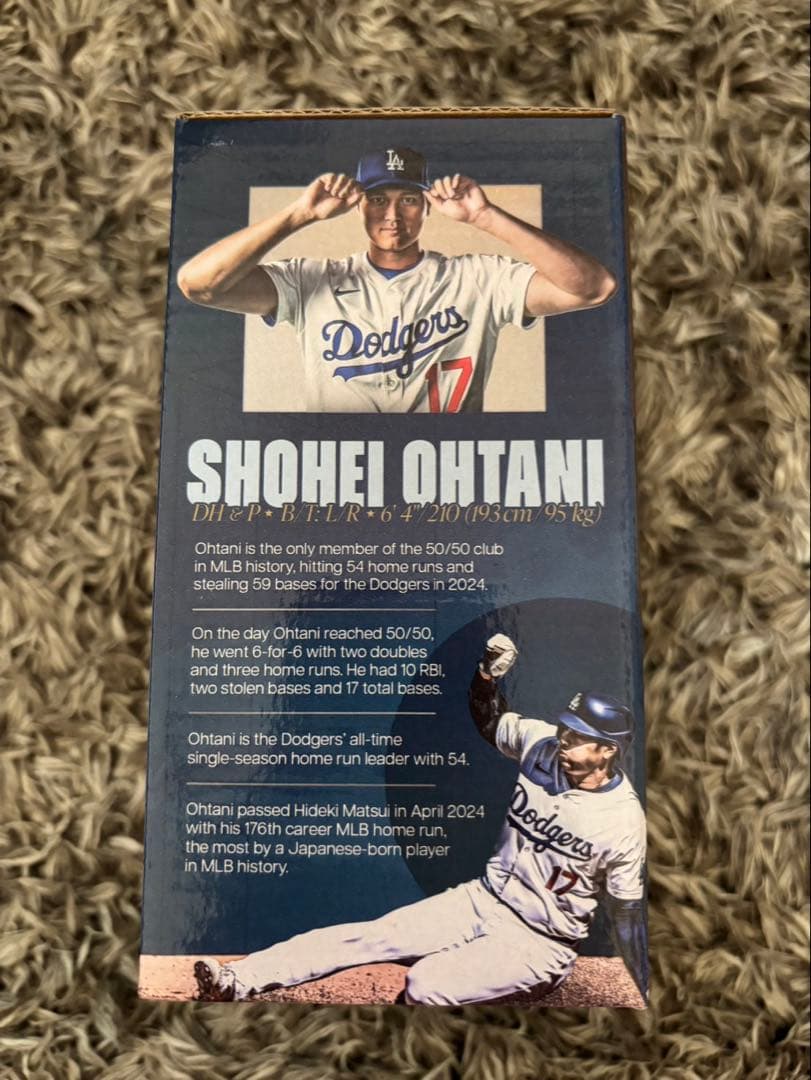 ロサンゼルス・ドジャース 50/50ボブルヘッドセット　大谷翔平&BETTS