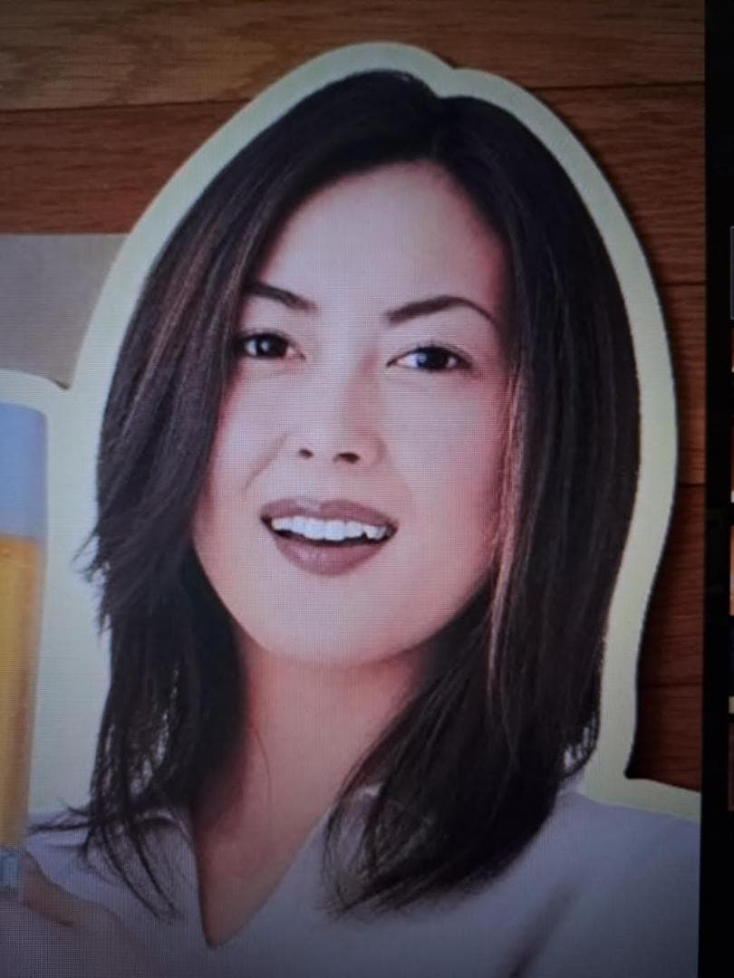 中山美穂　等身大パネル　キリン一番搾り 非売品 　激レアですね～