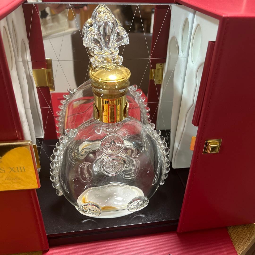 レミーマルタン ルイ13世 空瓶 バカラ クリスタルボトル 観音開き