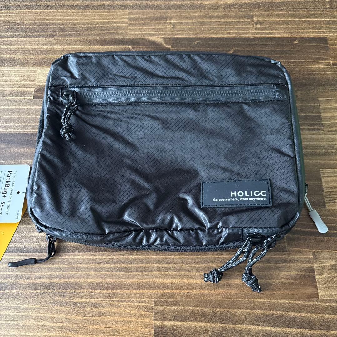 HOLICC PackBag+ Sサイズ（本体黒、ストラップ黒）