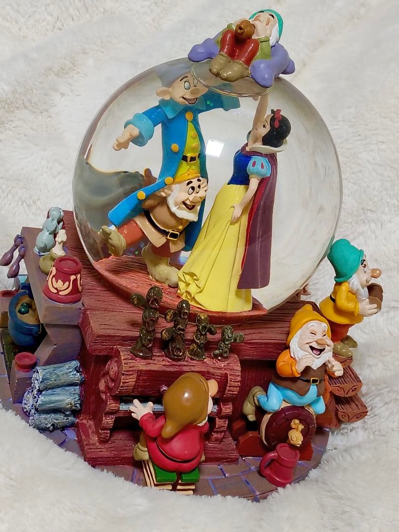 白雪姫　ヴィンテージ　スノードーム　ディズニー　オルゴール 　入手困難　廃盤