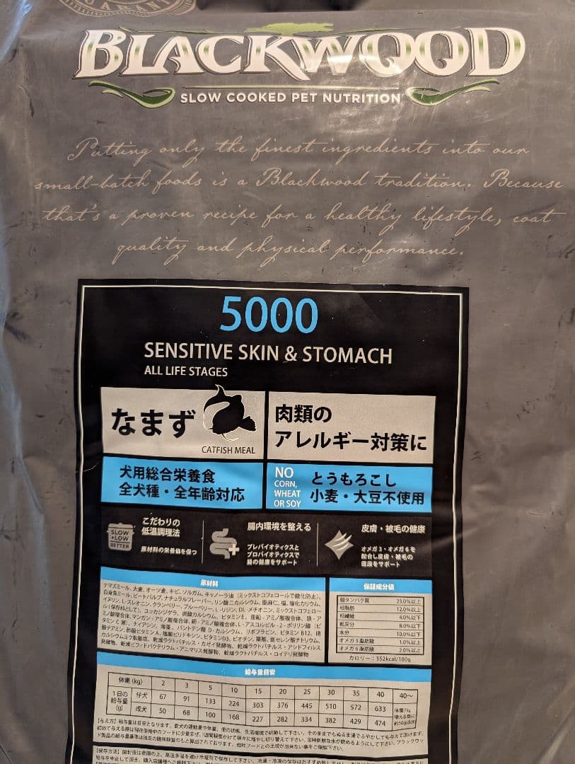 【正規品】ブラックウッド5000 20kg
