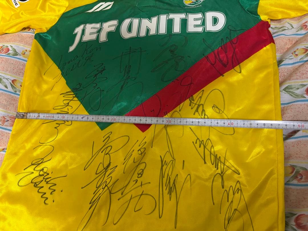 ジェフユナイテッド市原・千葉 ユニフォーム　JEF UNITED 当時物　サイン