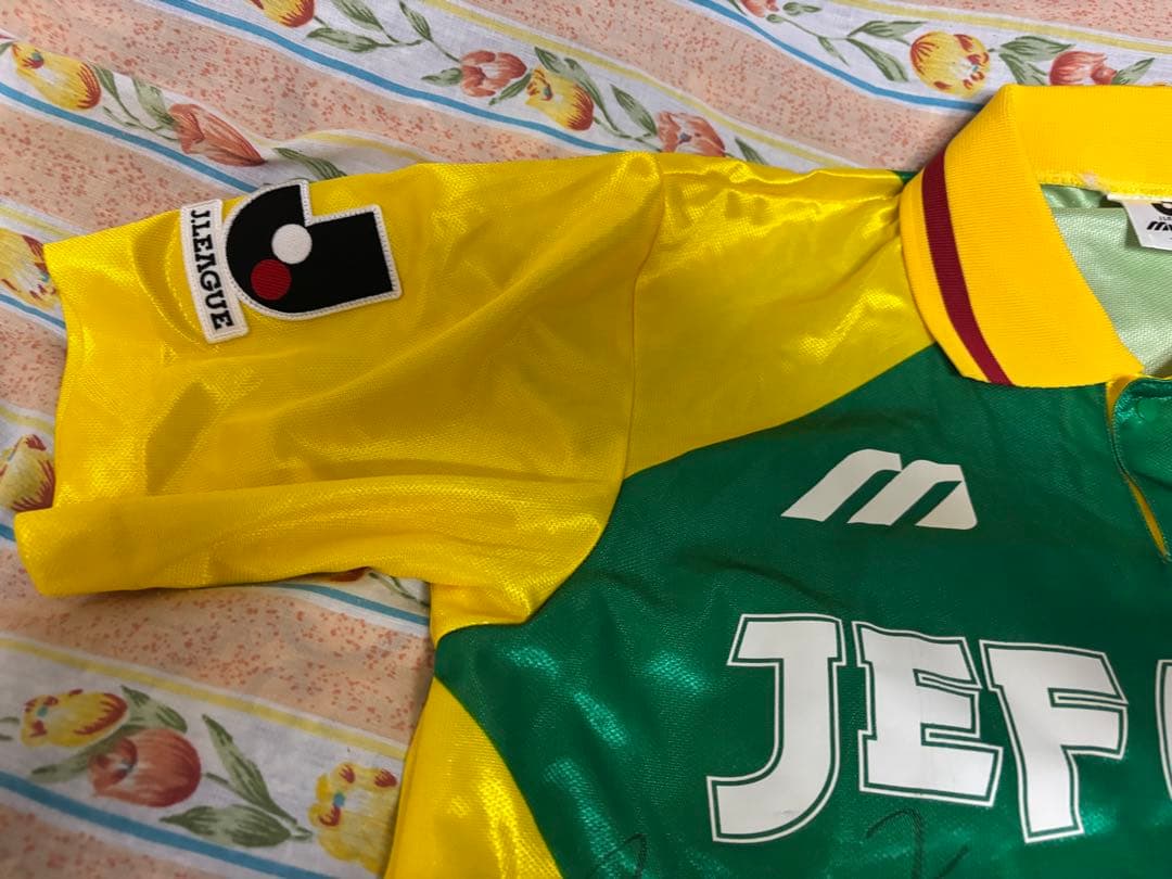ジェフユナイテッド市原・千葉 ユニフォーム　JEF UNITED 当時物　サイン