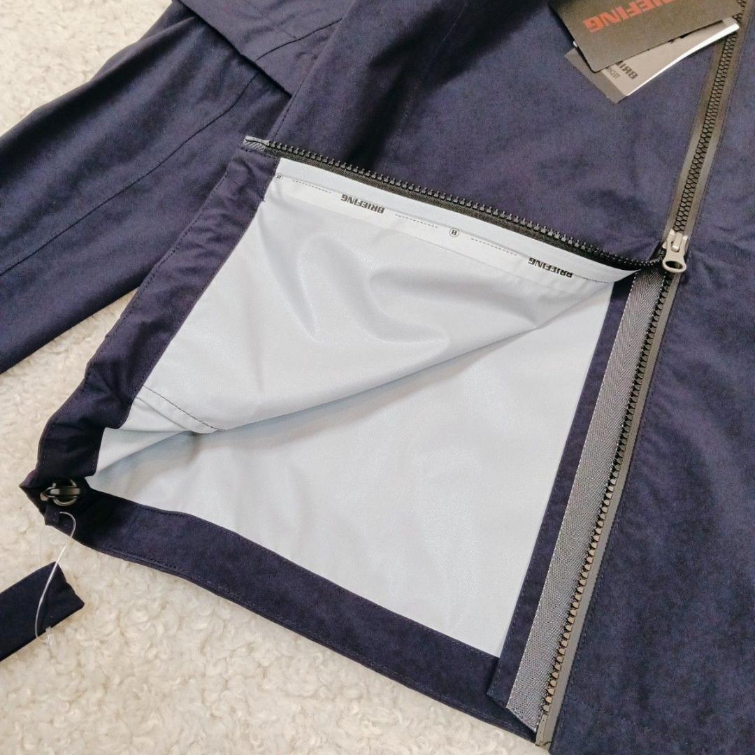 未使用！現行品！ブリーフィング　ゴルフ　レインウェア　紺　フード袖取り外し可