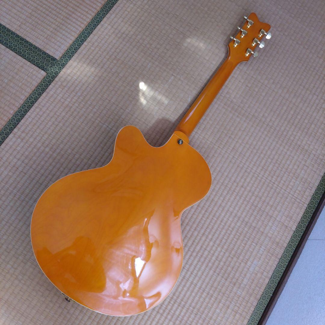 価格交渉ご自由に!オレンジ　フルアコ　ギター