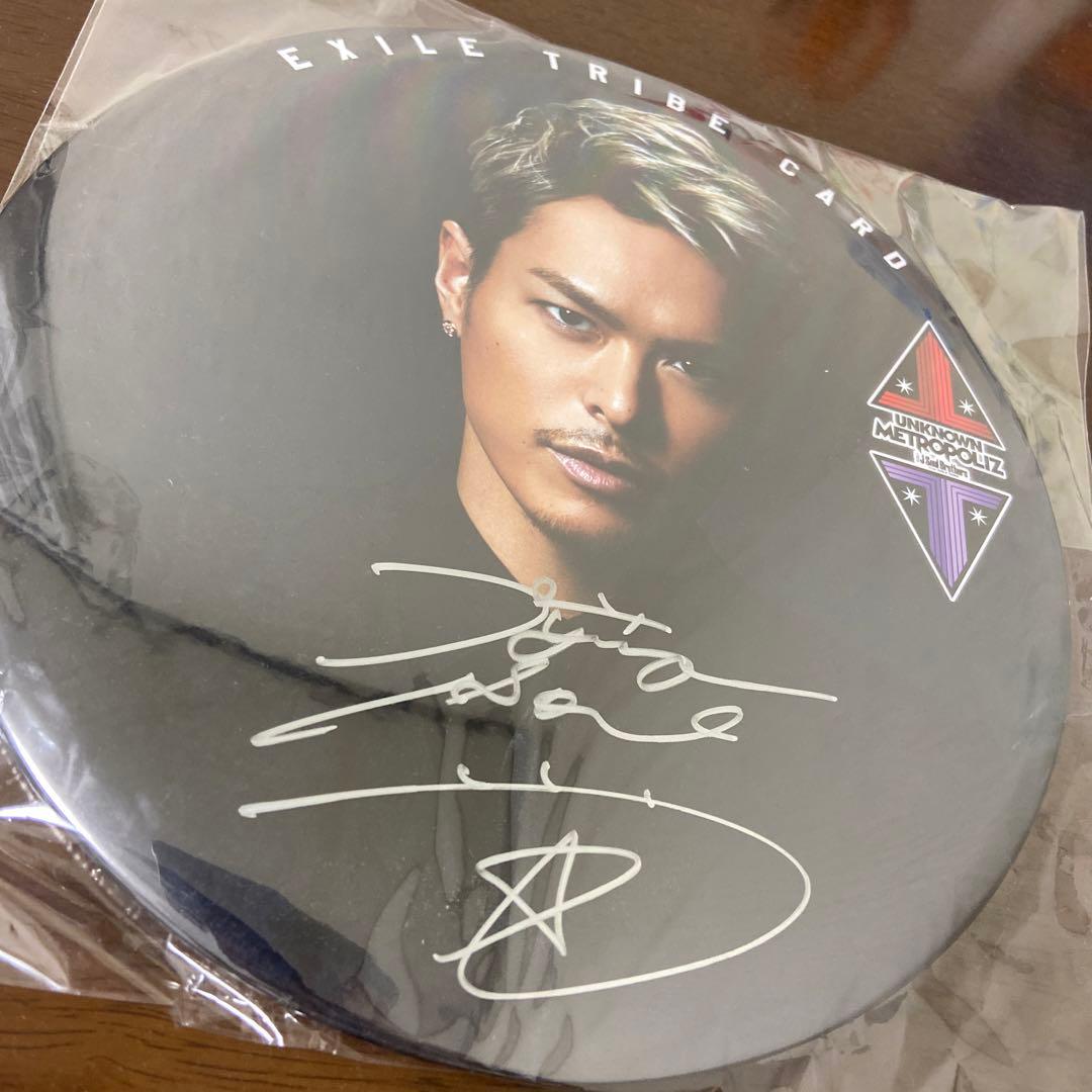 三代目　今市隆二　直筆サイン　缶バッジ　値下げ希望額記載