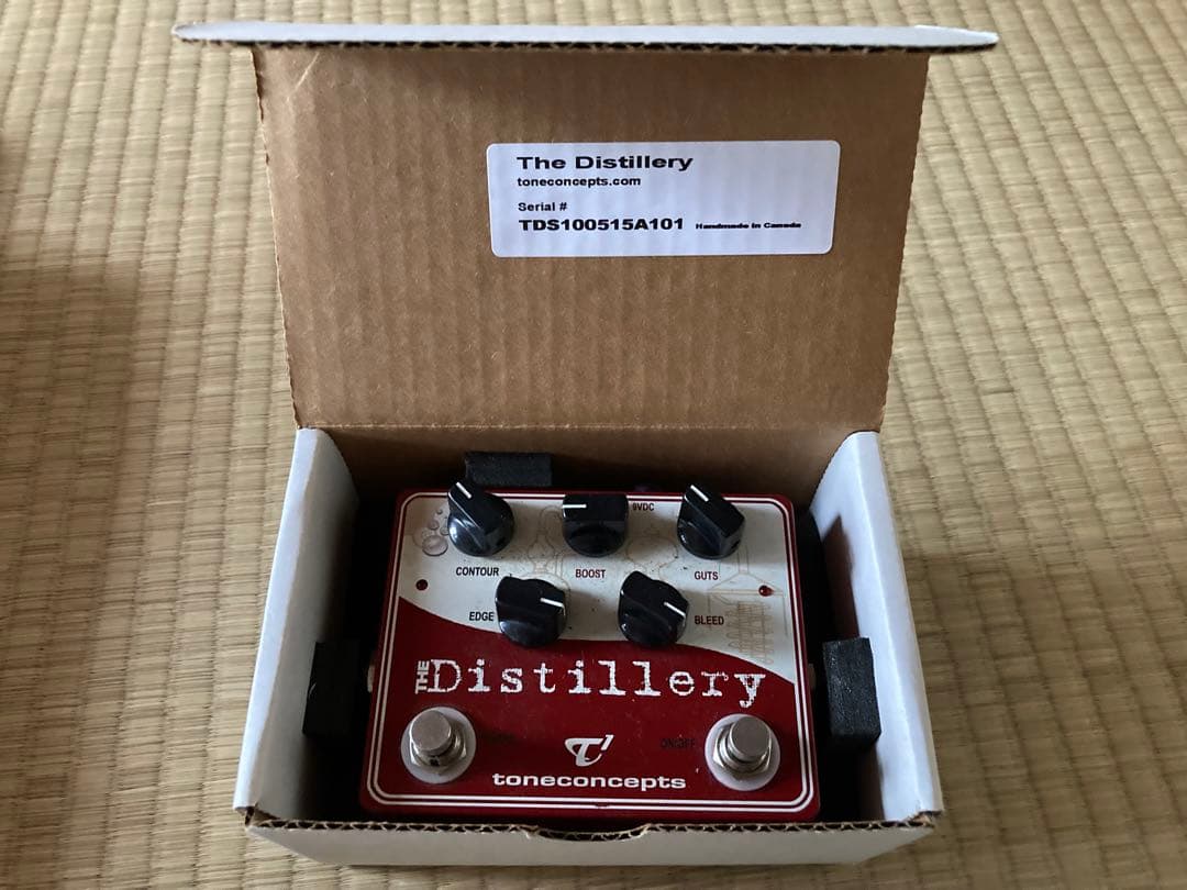 toneconcepts Distilley ギターエフェクター　ブースター