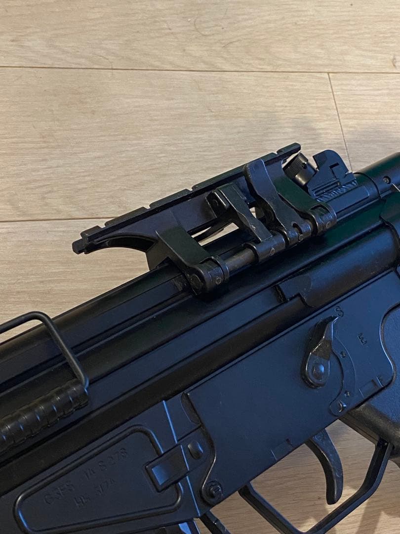 マルイ絶版 エアコキ ホップ付 H&K G3A4 純正マウント付き