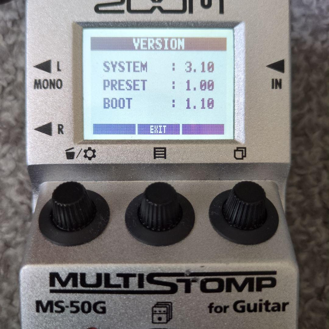 ZOOM MS-50G V3.1 ギターエフェクター