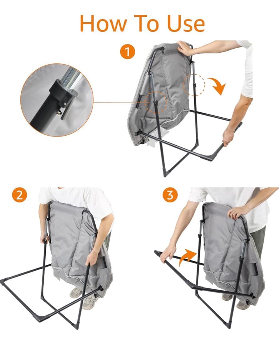 Amazonベーシック 折りたたみ椅子 ヘキサゴン 六角形 ダークブルー