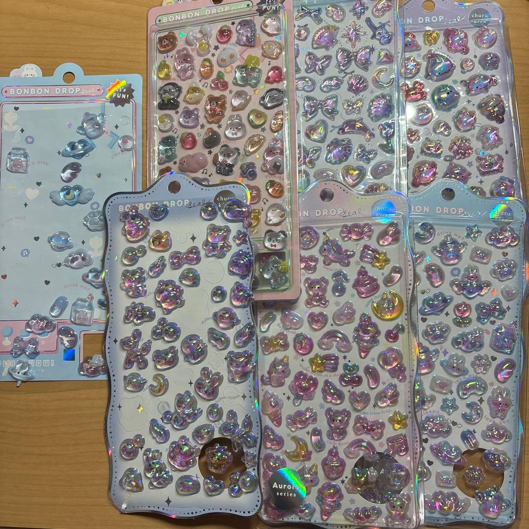 ゆめいろボンボン★オーロラ★ボンボンドロップシール★正規品★廃盤