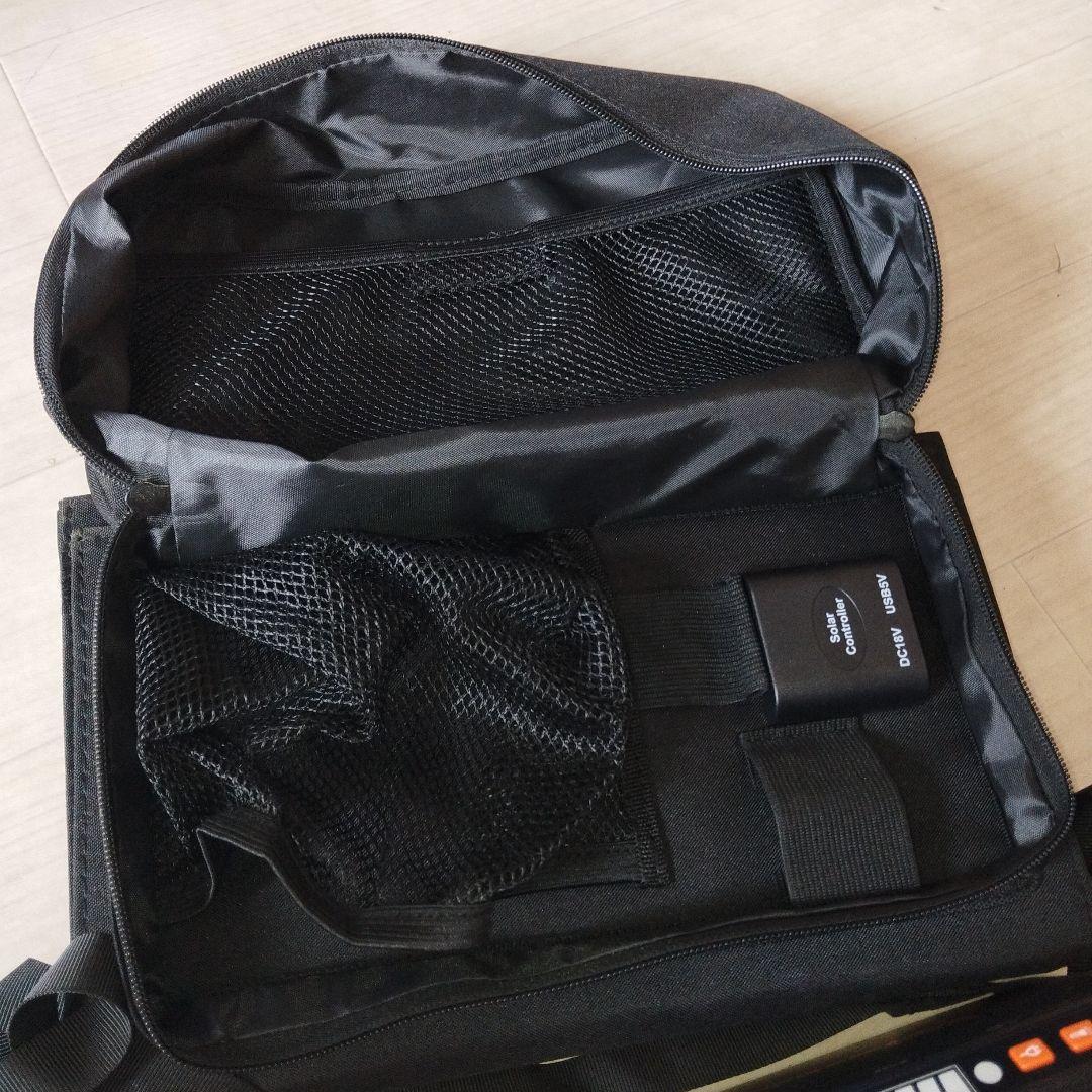 極美品　ポータブル電源　21Wソーラーパネル　エバーブライト