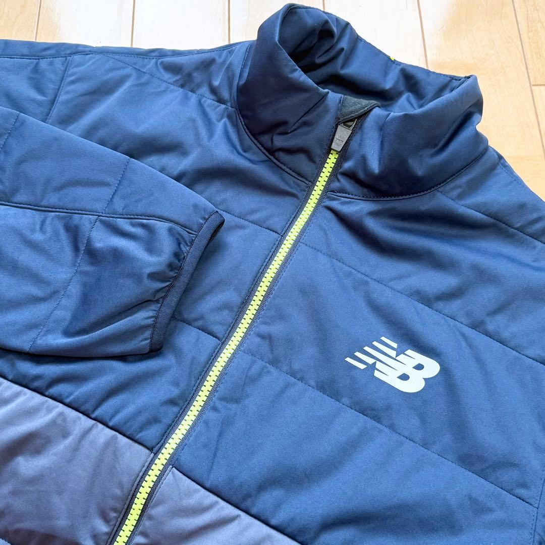 ニューバランスゴルフ 中綿 パデッド ジャケット ネイビー メンズ size5