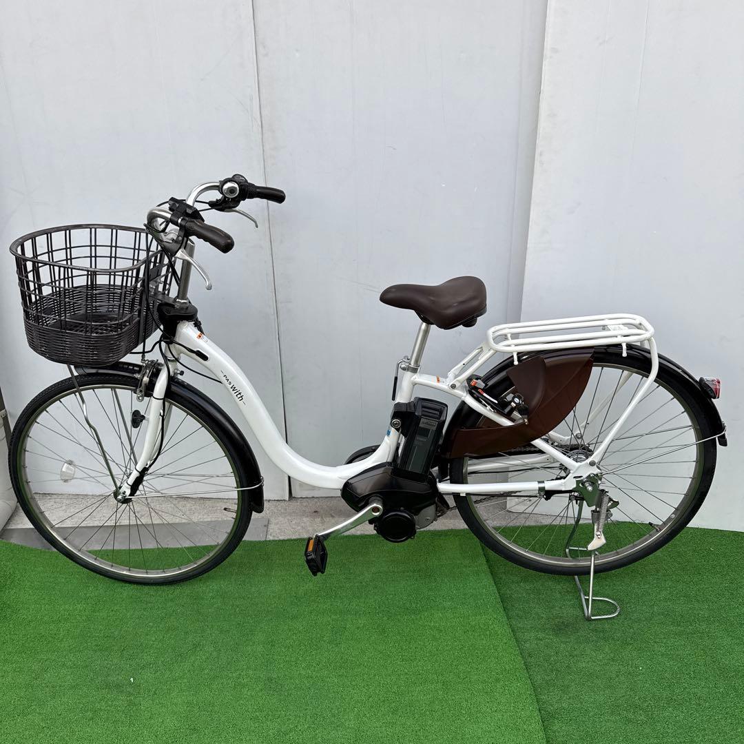 YAMAHAヤマハ電動アシスト自転車26インチ 12.3Ah ホワイト