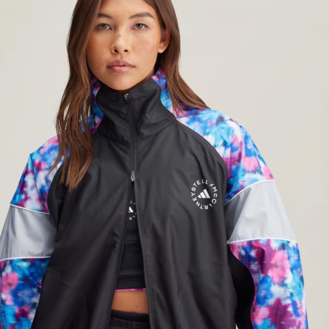 L アディダス×ステラマッカートニー　ナイロンジャケット　ウインドブレーカー