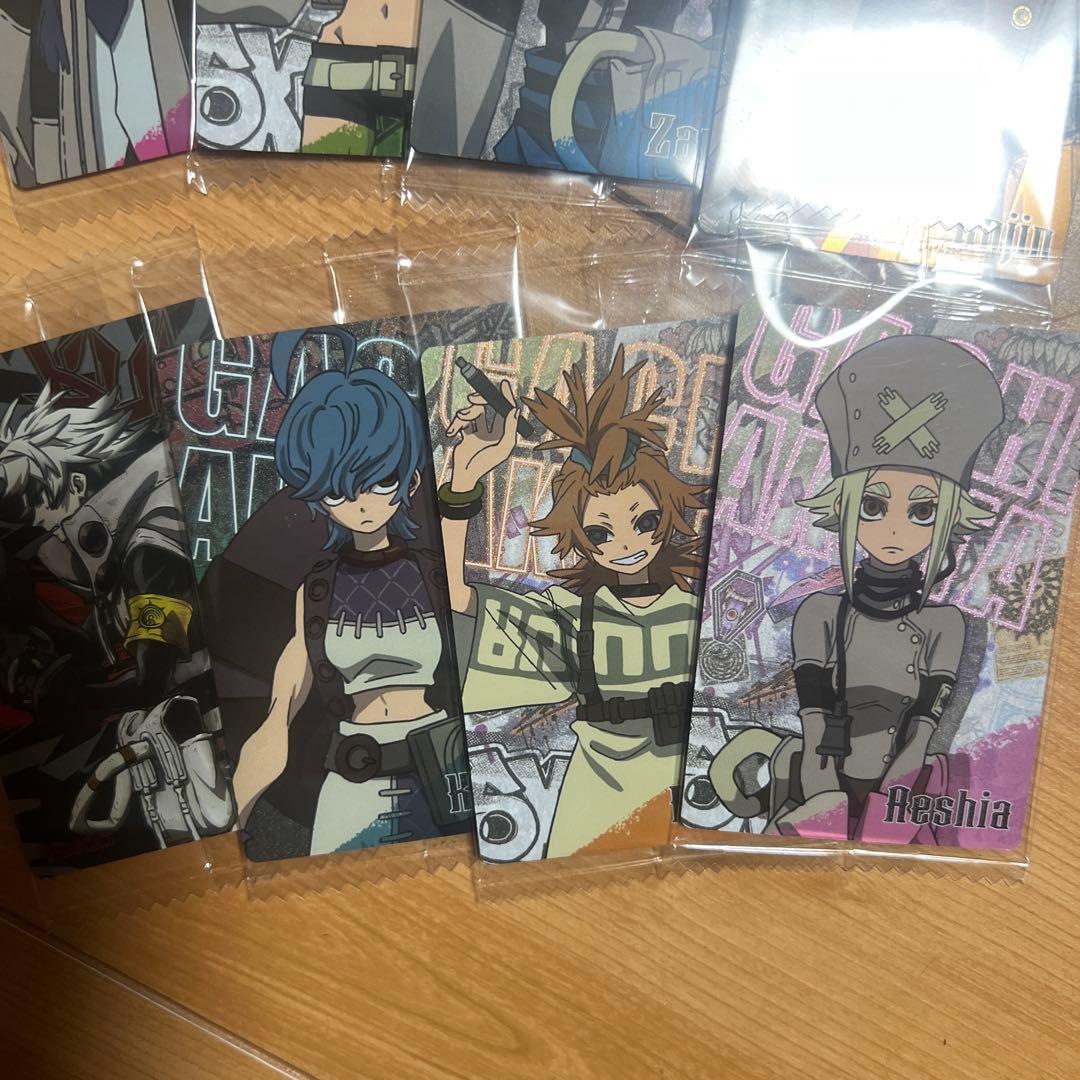 ガチアクタ　フィギュア　4点　ルド　ザンカ　エンジン　リヨウ　カード付き