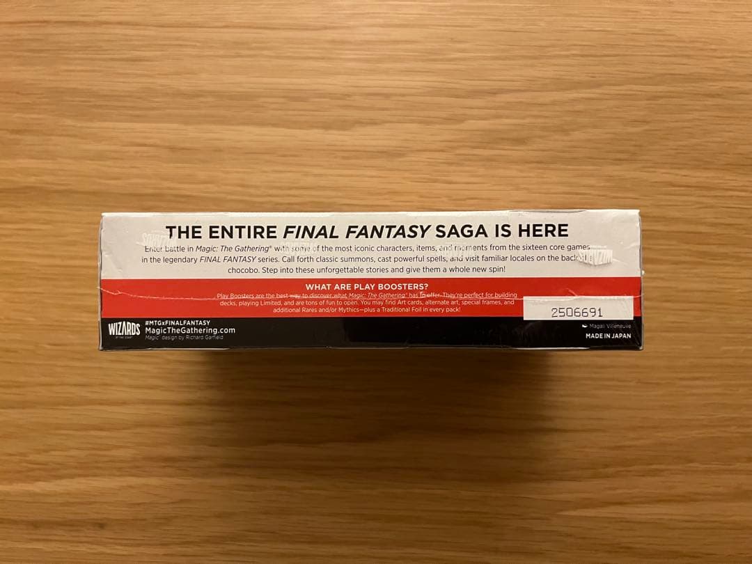 MTG ファイナルファンタジー プレイブースターボックス 未開封 英語