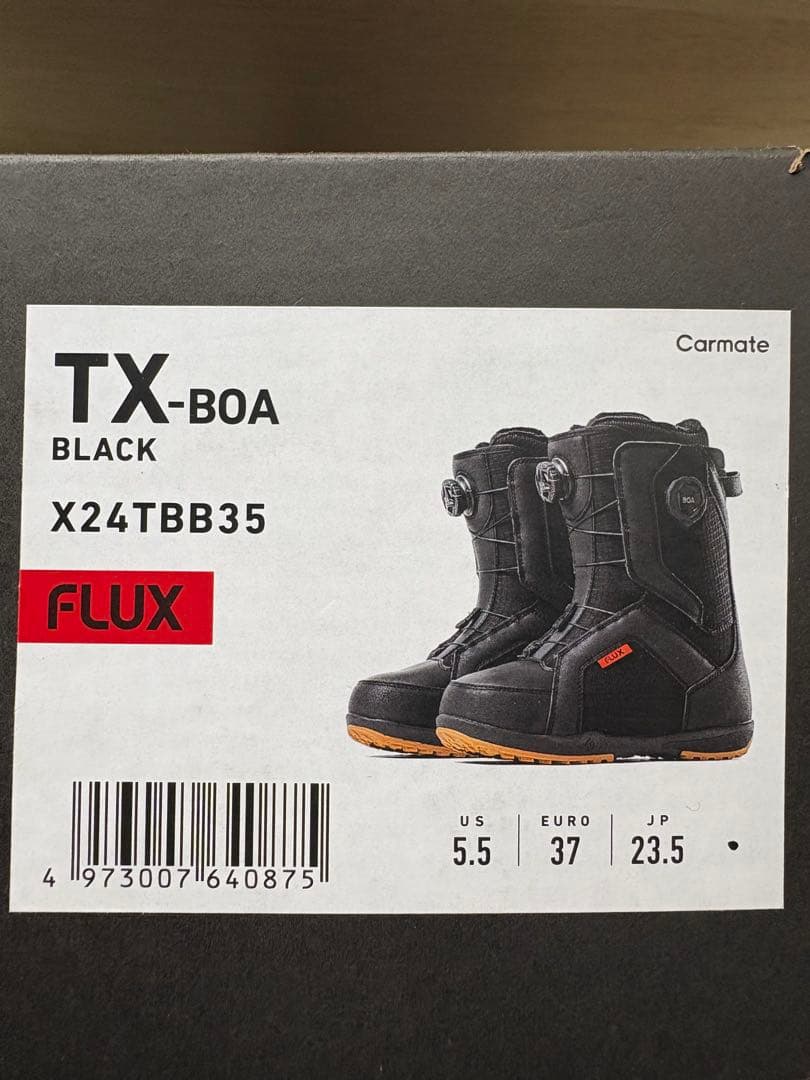FLUX スノーボードブーツ ブラック　23.5㎝