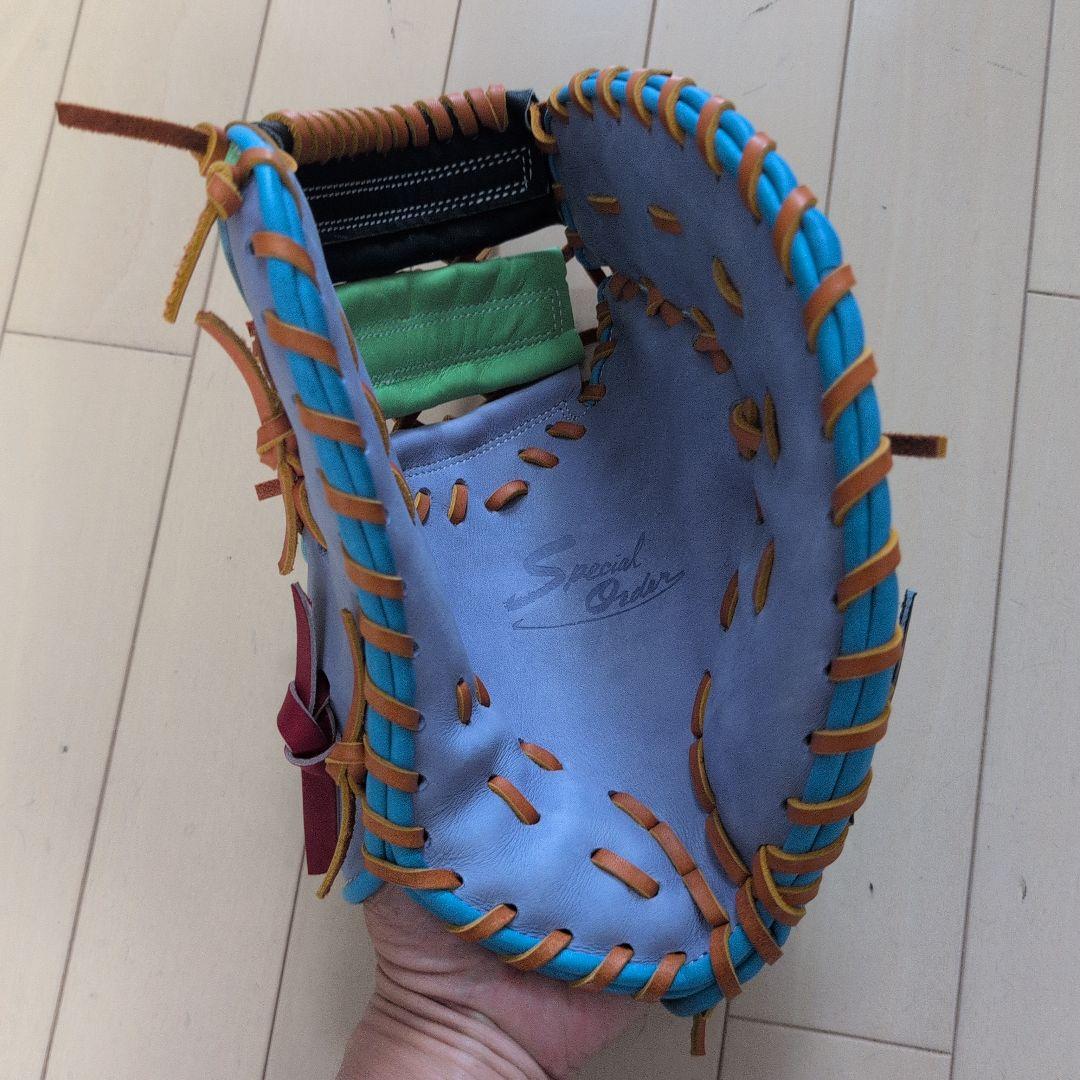 軟式用レザーグローブ 多色