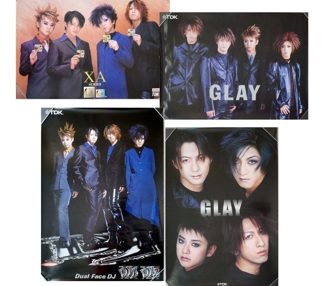 GLAY グレイ TDK非売品 B2ポスター １０枚セット まとめて(画像①②)