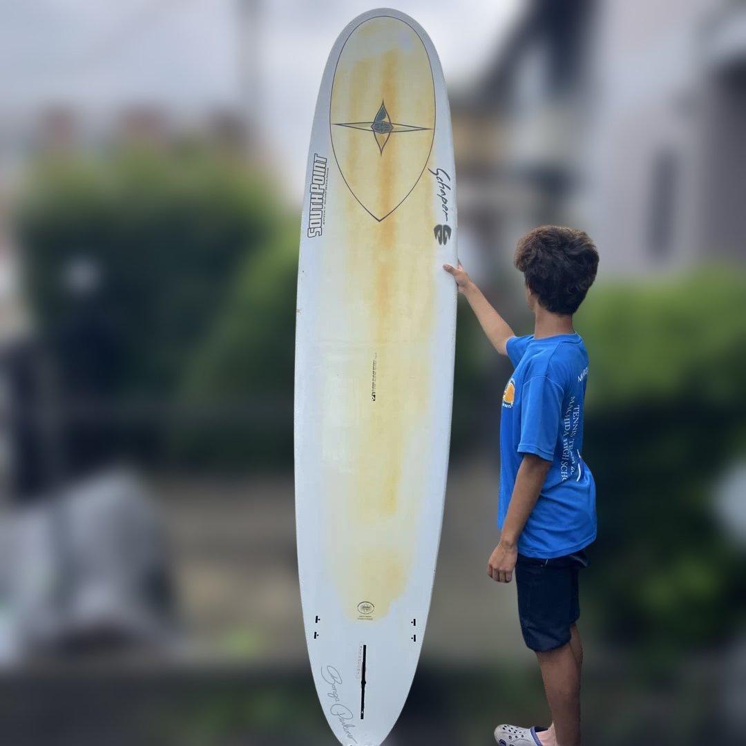 値下！サウスポイント ロングボード9.1ft 3本フィン【東京町田手渡】