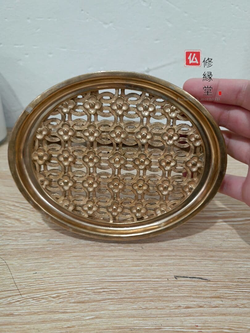 【修縁堂】チベット伝 法器法具 竜紋踏脚馬具 置物 真鍮製 18.3cm