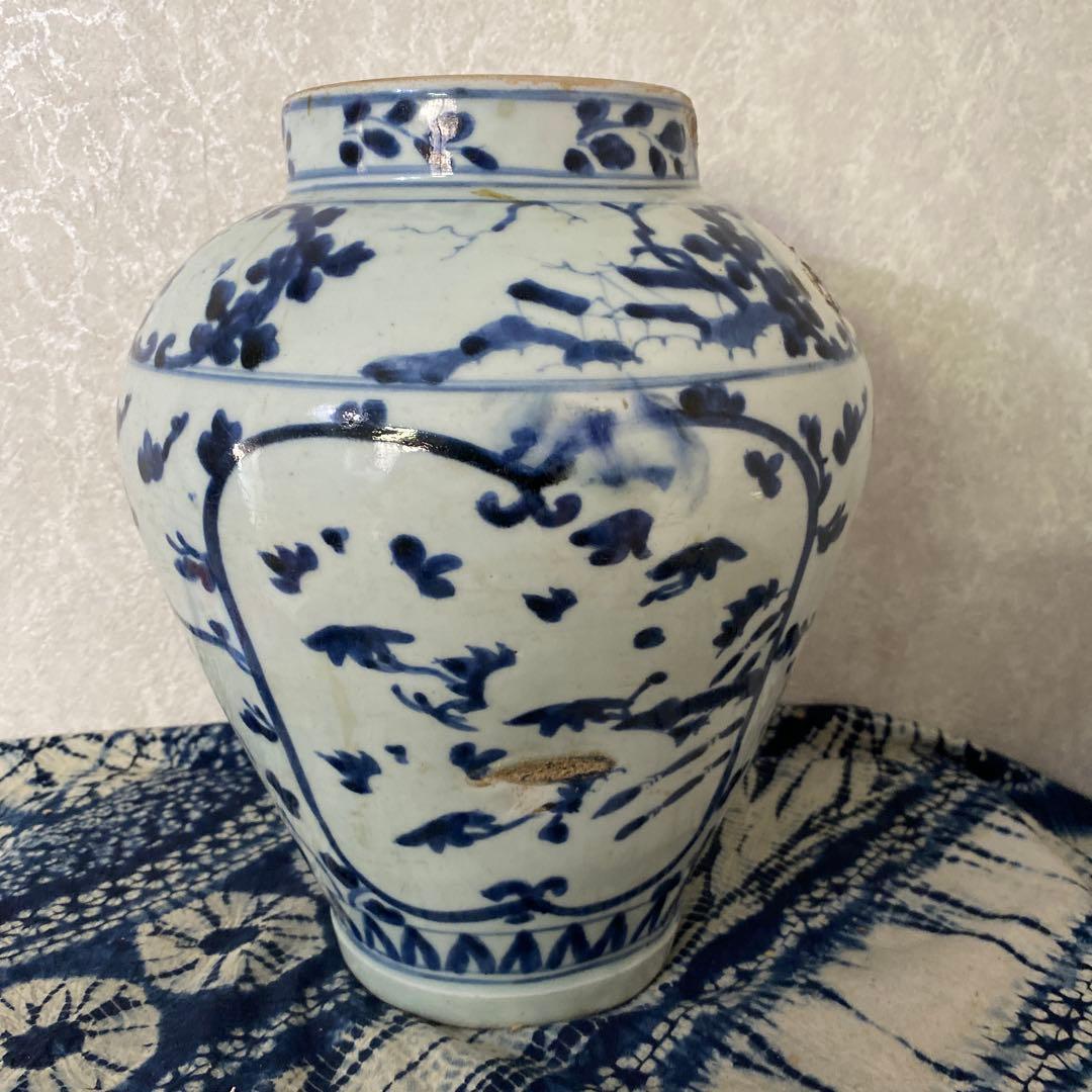 初期伊万里　古伊万里　染付壺