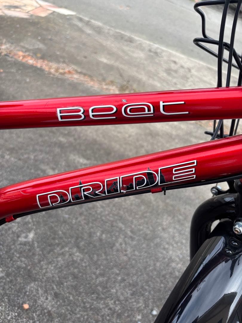 『引取限定』あさひ購入 ドライドビート 22インチ レッド