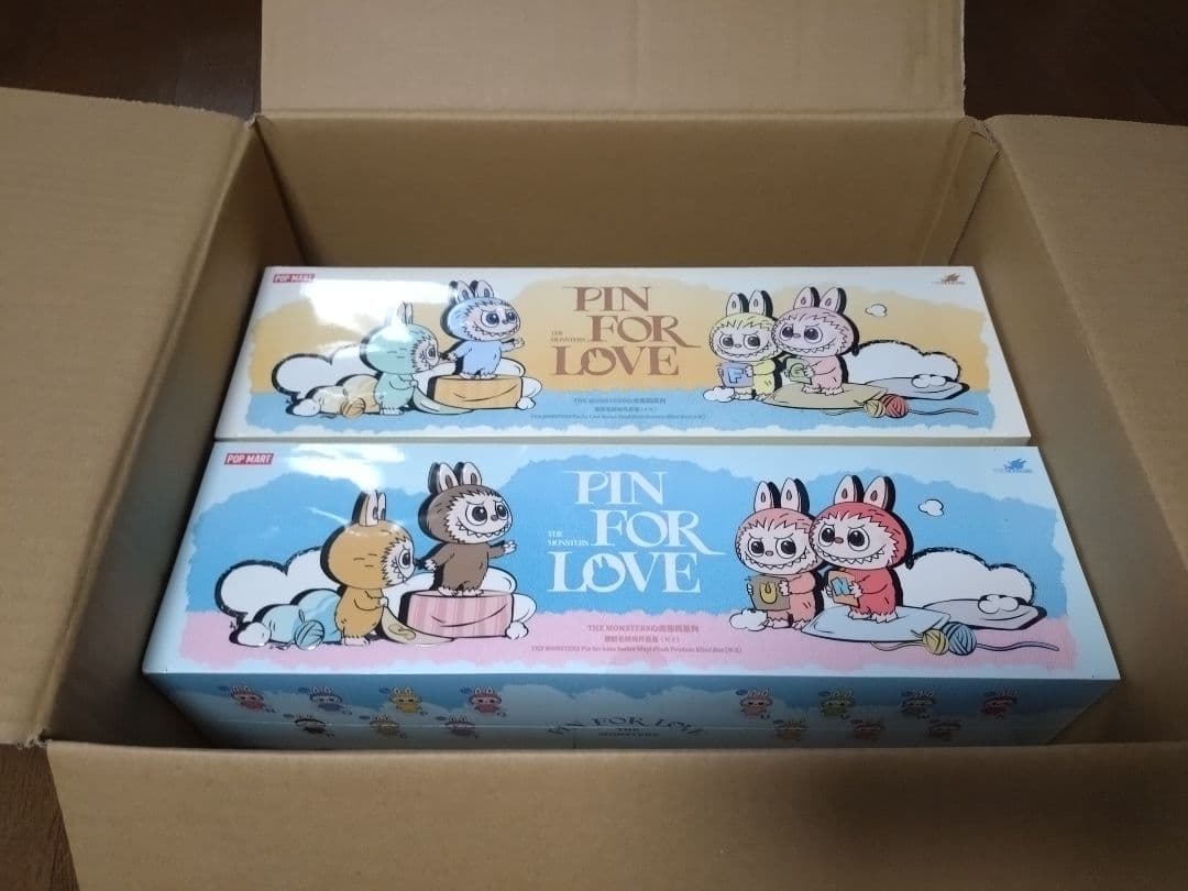 ラブブ　PIN FOR LOVE 　アソートbox2種　新品未開封シュリンク有り