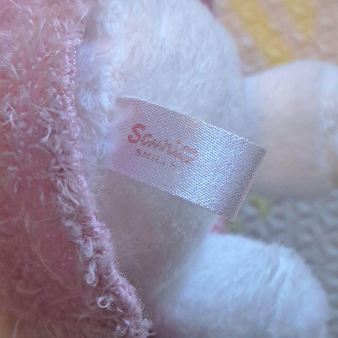 ハローキティ ぬいぐるみ もこもこ　ピンク　ハート　SANRIO　平成レトロ