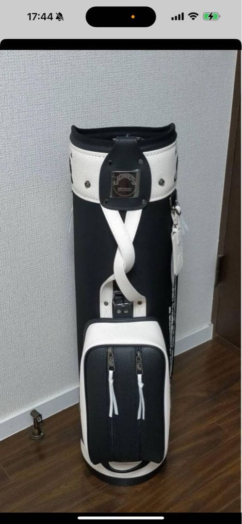 JONES Clubhouse ゴルフバッグ 黒・白希少レア