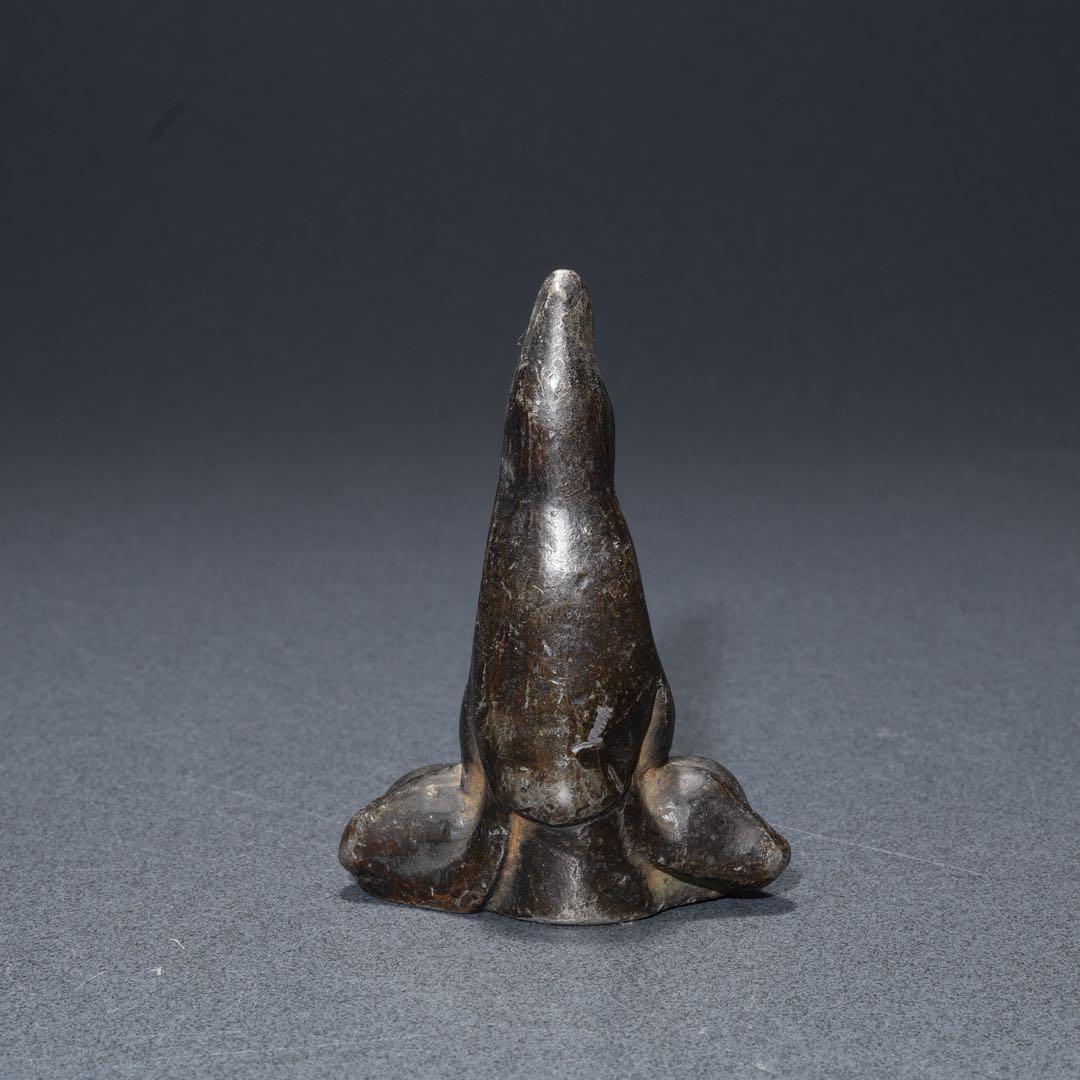 観音坐像　仏像　金属　骨董　R1679