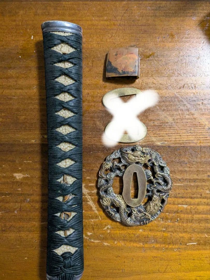 時代物 日本刀拵 武具 刀装具 模造刀 3点セット