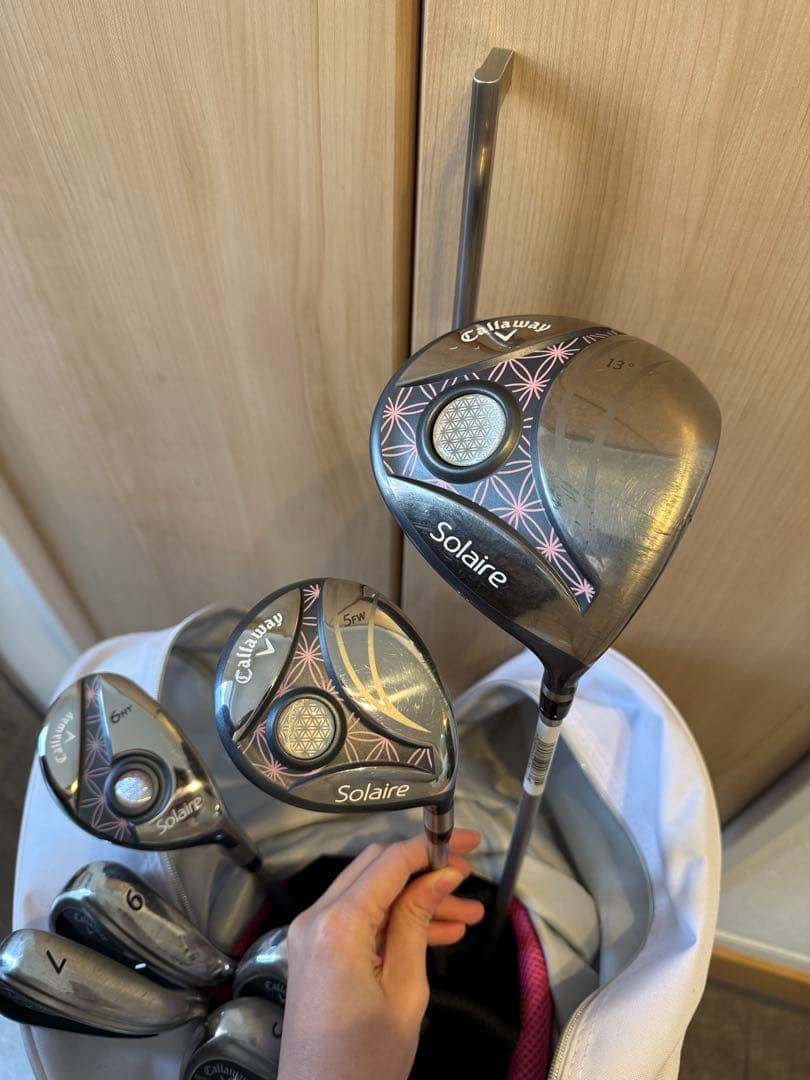 週末値下げ中Callaway Solaireレディース8本セット&キャディバッグ