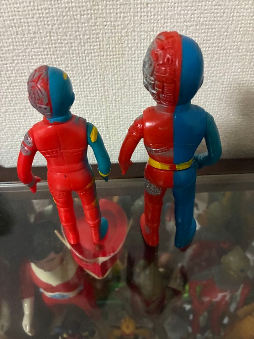 当時物　無版権　パチソフビ　キカイダー 2体セット