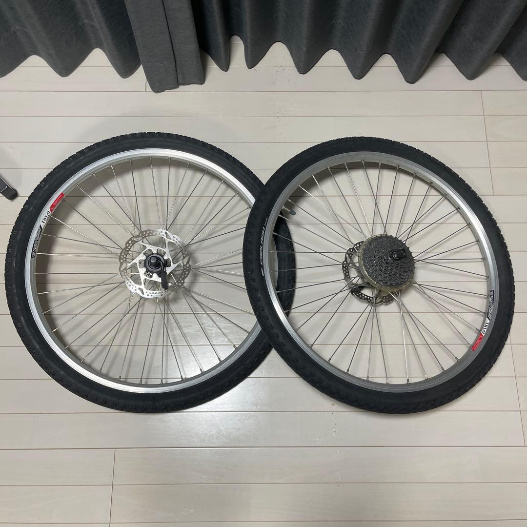 26インチ マウンテンバイク ホイールセット
